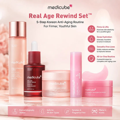 Medicube Real Age Rewind™ 5-Step Anti Aging Set
