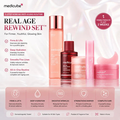 Medicube Real Age Rewind™ 5-Step Anti Aging Set