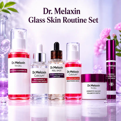 Dr. Melaxin Glass Skin Routine Set Brighten, Smooth & Firm
