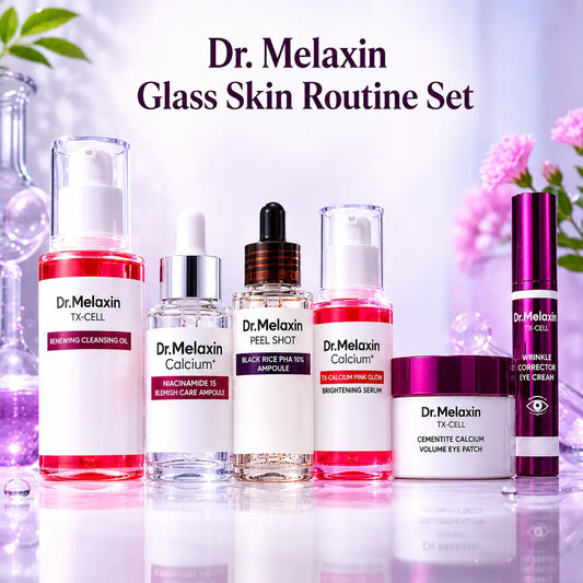 Dr. Melaxin Glass Skin Routine Set Brighten, Smooth & Firm